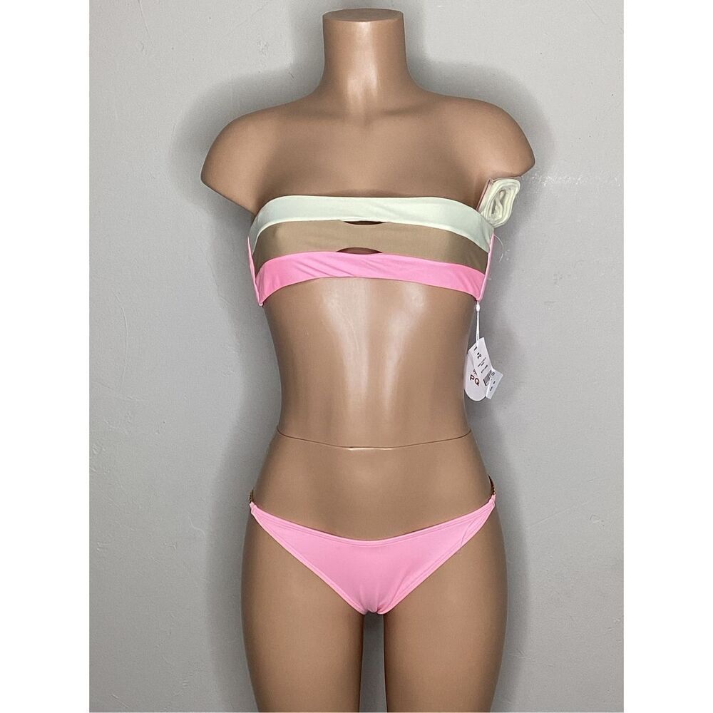 New. PQ pink bikini top. Small. Retails $80 - Picture 2 of 5